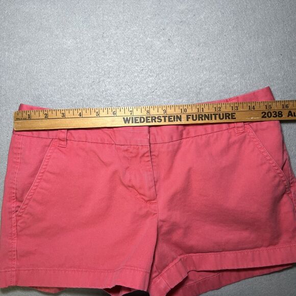 J. Crew Chino Shorts Women’s Size 6 Pink Cotton Summer Preppy - Picture 6 of 9